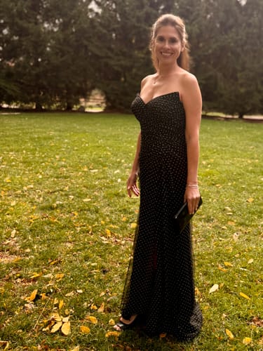 Juli S. review of Dusk Gown by Gemy Maalouf - RENTAL image 1 out of 1