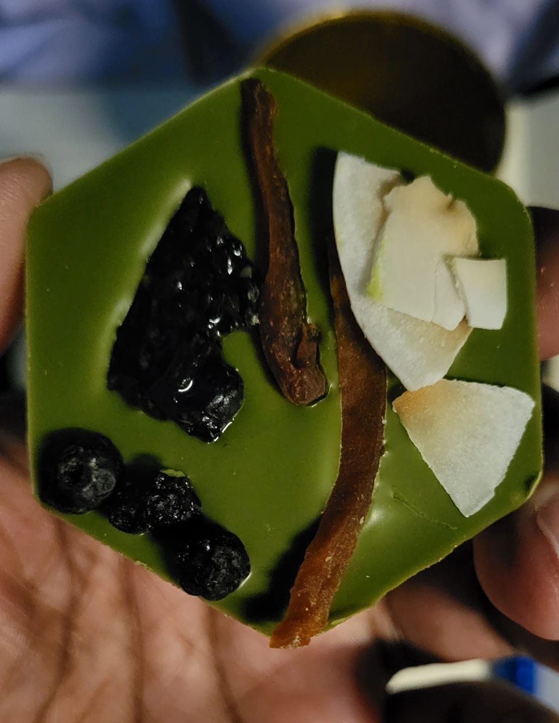 Customer photo review of Matcha Mendiants