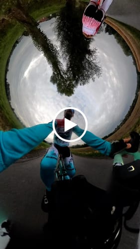 Customer video review of T-Mobile Bianchi Fleece Retro Long Cycling Kits