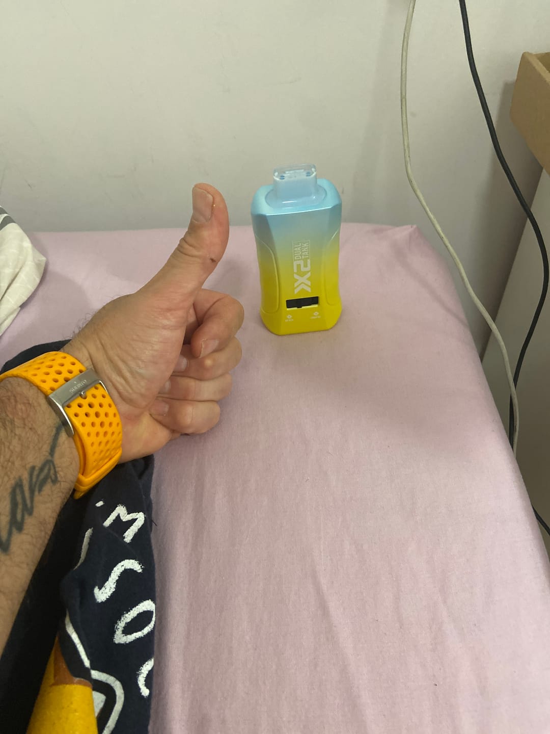 Customer photo review of HAPP BAR GR50000 | 50k puffs Doble sabor