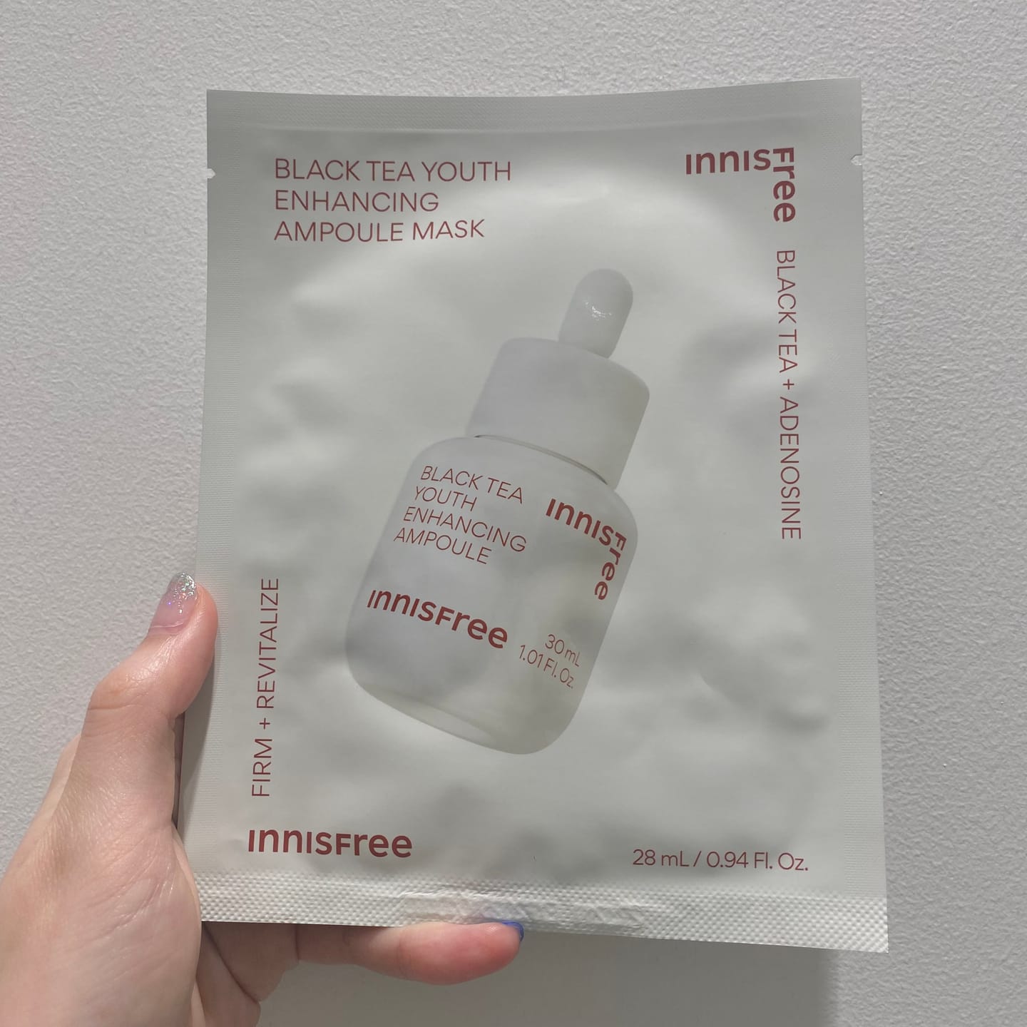 Customer photo review of ブラックティー　ユース　マスクシート
