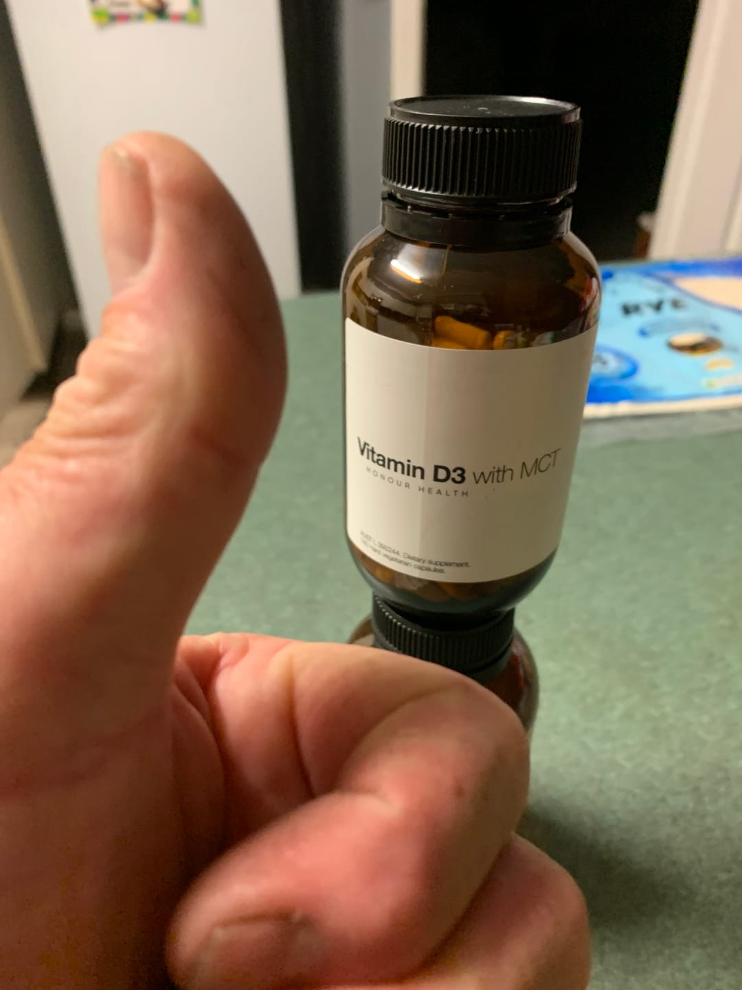 Customer photo review of Vitamin D3 with MCT (Vegan Friendly) - 150 Capsules
