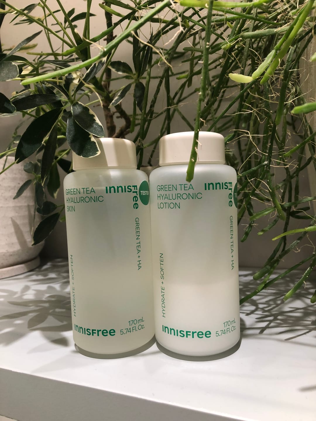 Customer photo review of グリーンティー　ヒアルロン　スキン