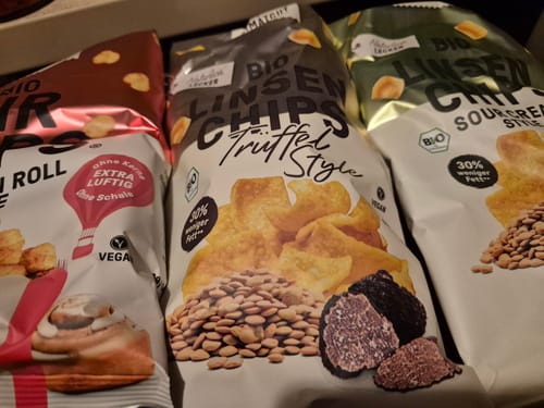 Customer photo review of Bio Linsen Chips Trüffel-Style