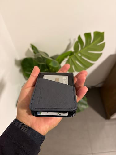 Customer photo review of Cartera Mérida • Negro Oxford