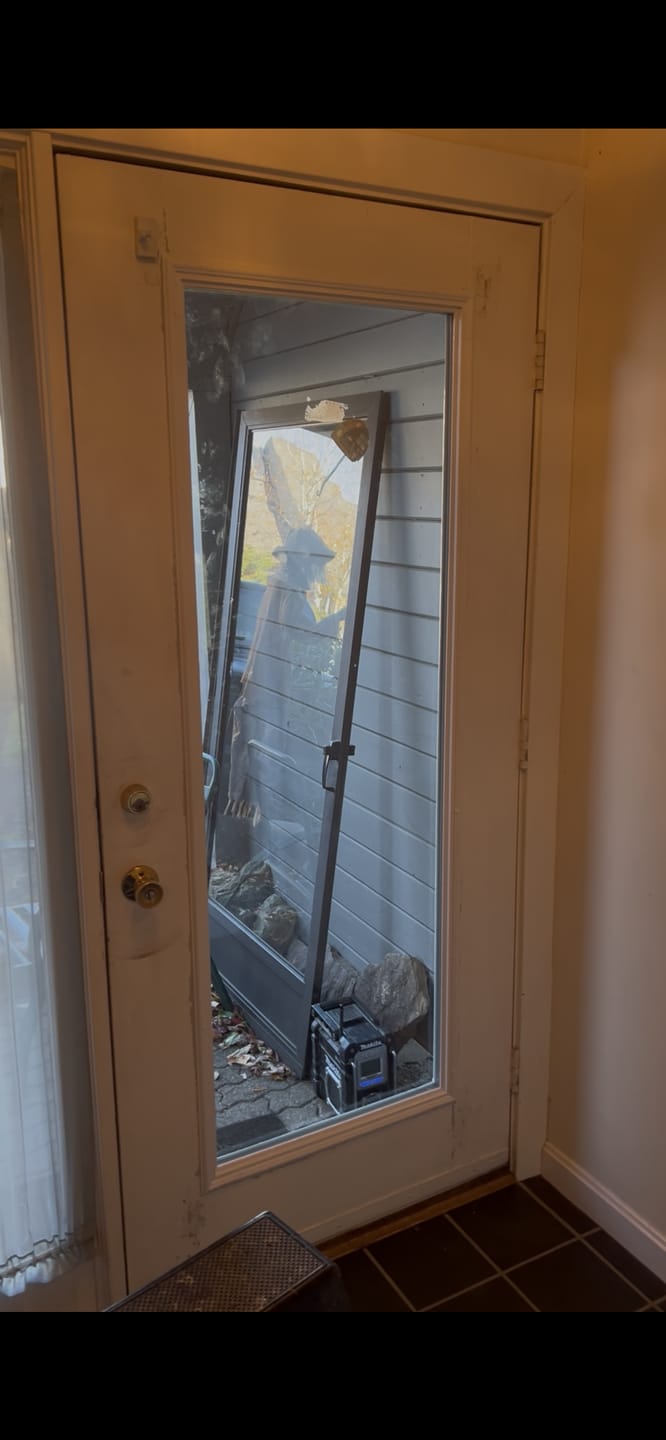 Customer photo review of Clear 1 Lite Glass and Frame Kit (Full Lite)