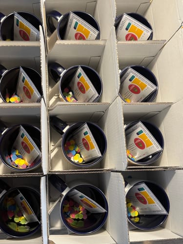 Customer photo review of Mokkendoosje met venster 20 stuks voor 11oz Mok