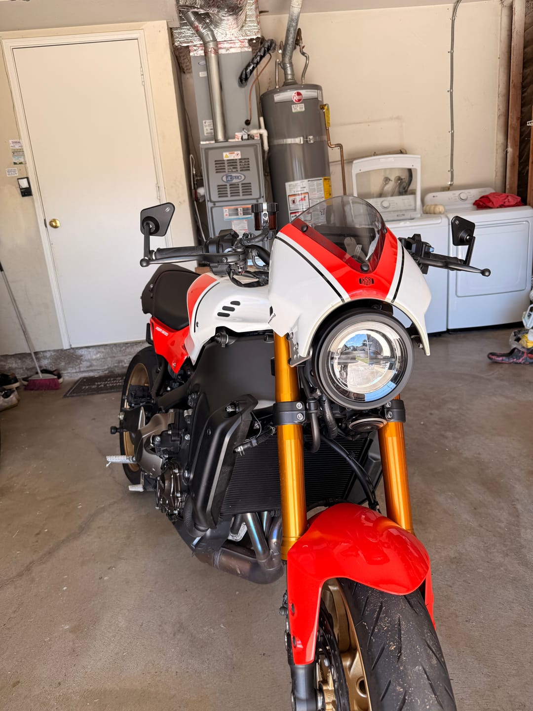 Customer photo review of Yamaha XSR900 Front Machined Turn Signal Plate Adapter Kits 2022+