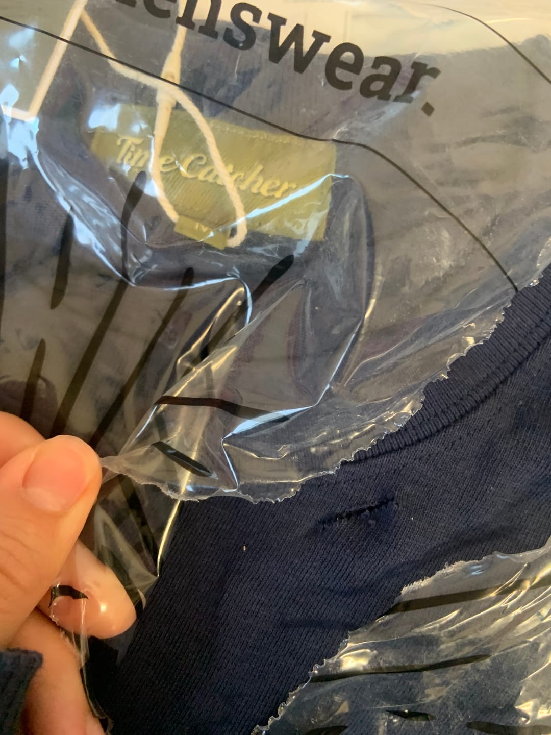 Customer photo review of Classic Fit Loopwheel Slub Cotton T-Shirt