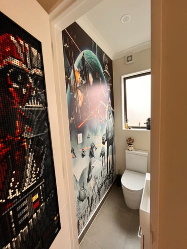 Customer photo review of Print Your Own Mural - So Many Options