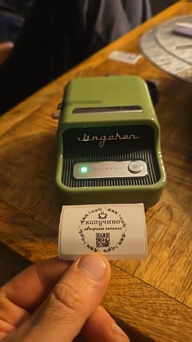 Customer photo review of NIIMBOT B21 Pro 300dpi Label Printer, Photo Printing, Bluetooth Connection for Home, Business, Office