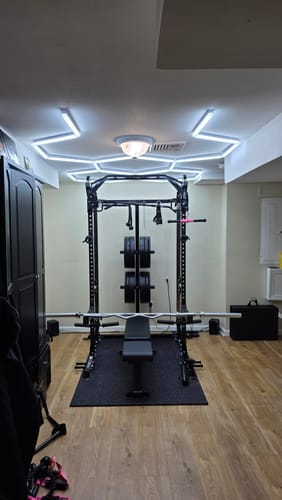 Customer photo review of HR05 Half Rack Functional Trainer