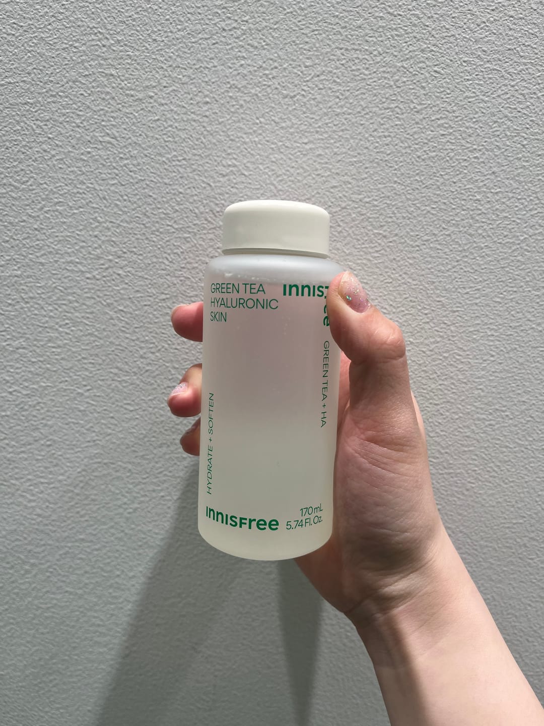 Customer photo review of グリーンティー　ヒアルロン　スキン