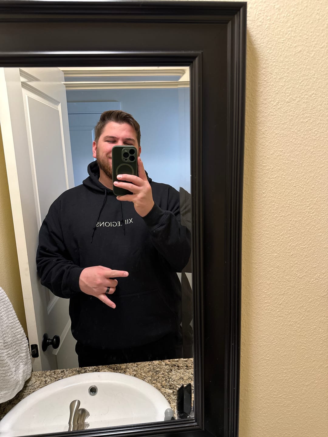 Customer photo review of PSALM 3:7 Hoodie