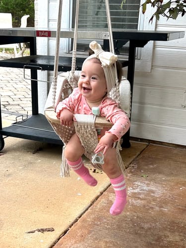 Customer photo review of Macrame Swing