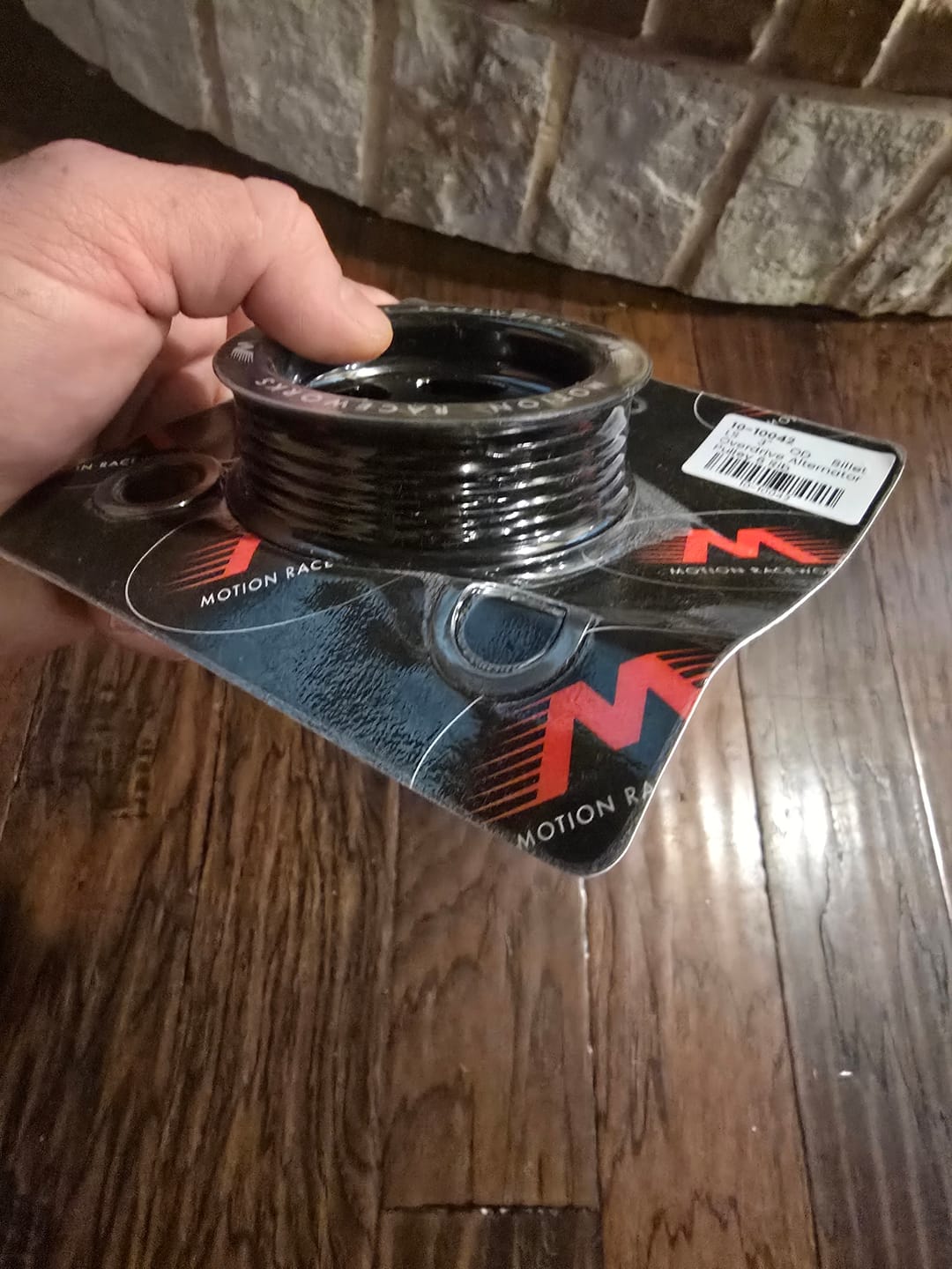 Customer photo review of LS 3" OD Billet Overdrive Alternator Pulley 6 Rib 10-10042