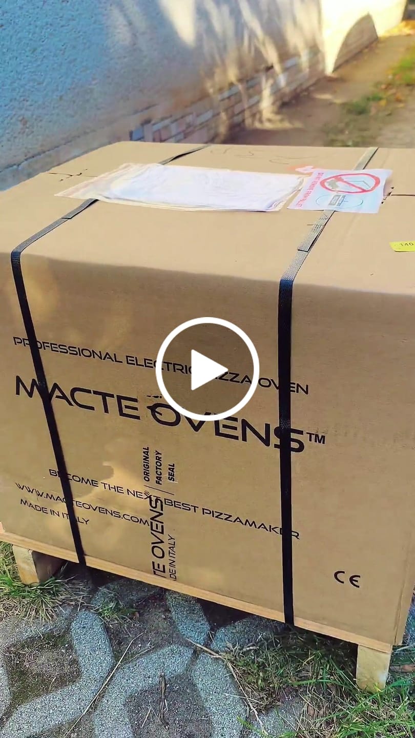 Customer video review of Macte Ovens Nettuno | Forno elettrico per pizza e pane