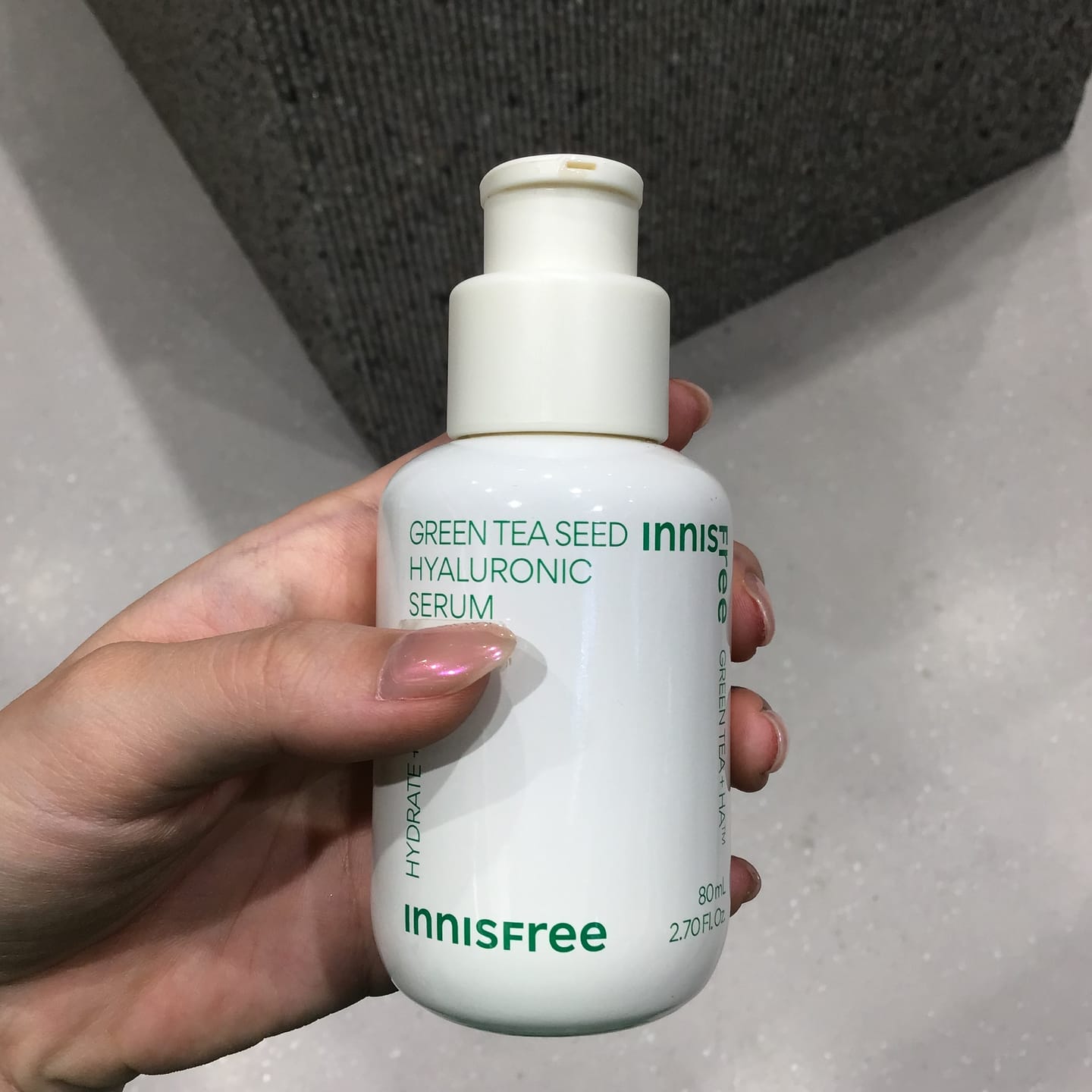 Customer photo review of グリーンティーシード　ヒアルロン　セラム