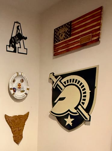 Customer photo review of Atlanta Braves "Double Play" On the Shelf or on the Wall Art