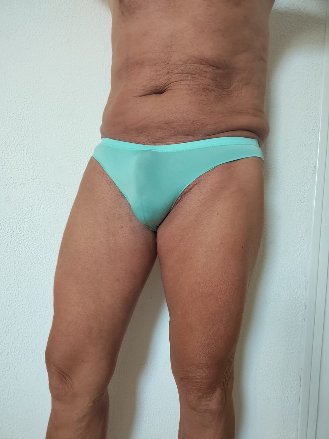 Customer photo review of Men's Seamless Low Rise U-Convex Thong