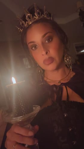 Customer photo review of PYRITE BALL CHAIN 4MM- manifesting, prosperity, money, self worth