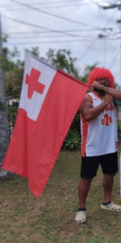 Customer photo review of 2025 Tonga Basketball Singlet