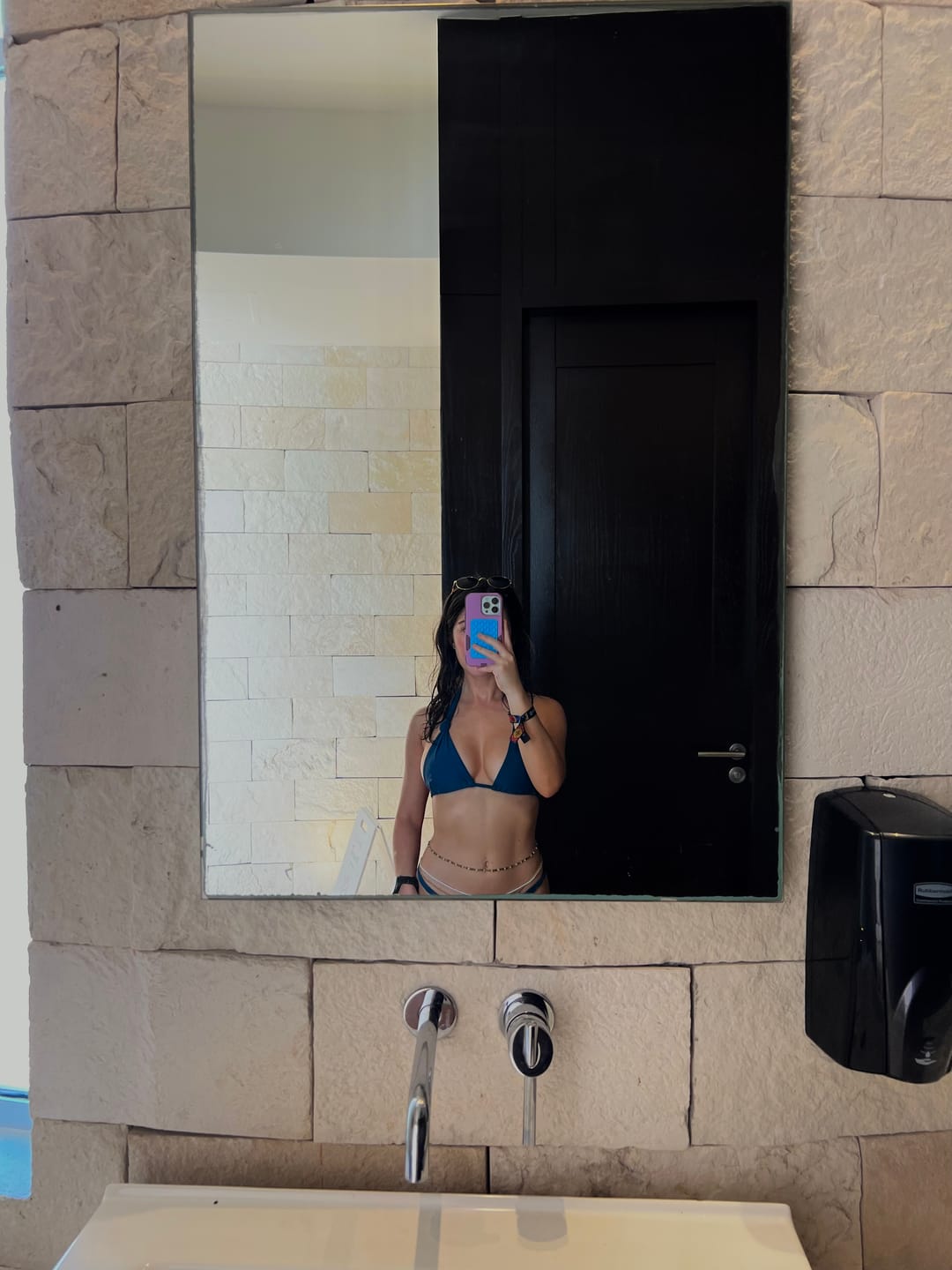 Customer photo review of Palma Top - Dark Teal