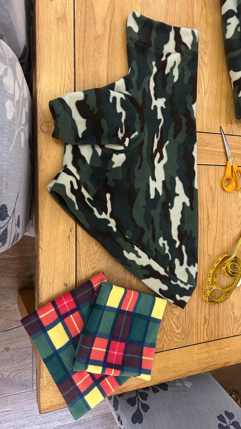Customer photo review of Camo Anti Pill Polar Fleece Fabric