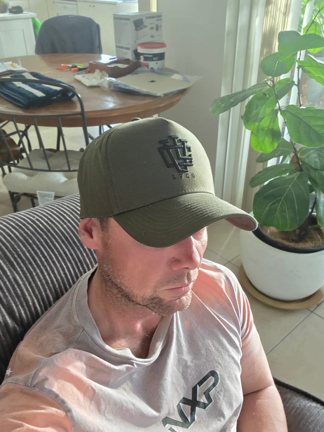 Customer photo review of LVCO "Khaki Green/Black" A-Frame Snapback
