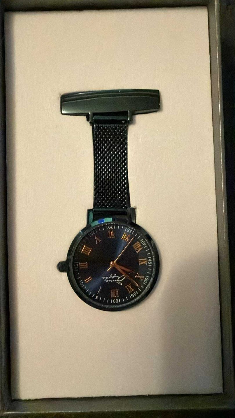 Customer photo review of Sample - Meraki Rose Gold/Blue Mesh Fob 35