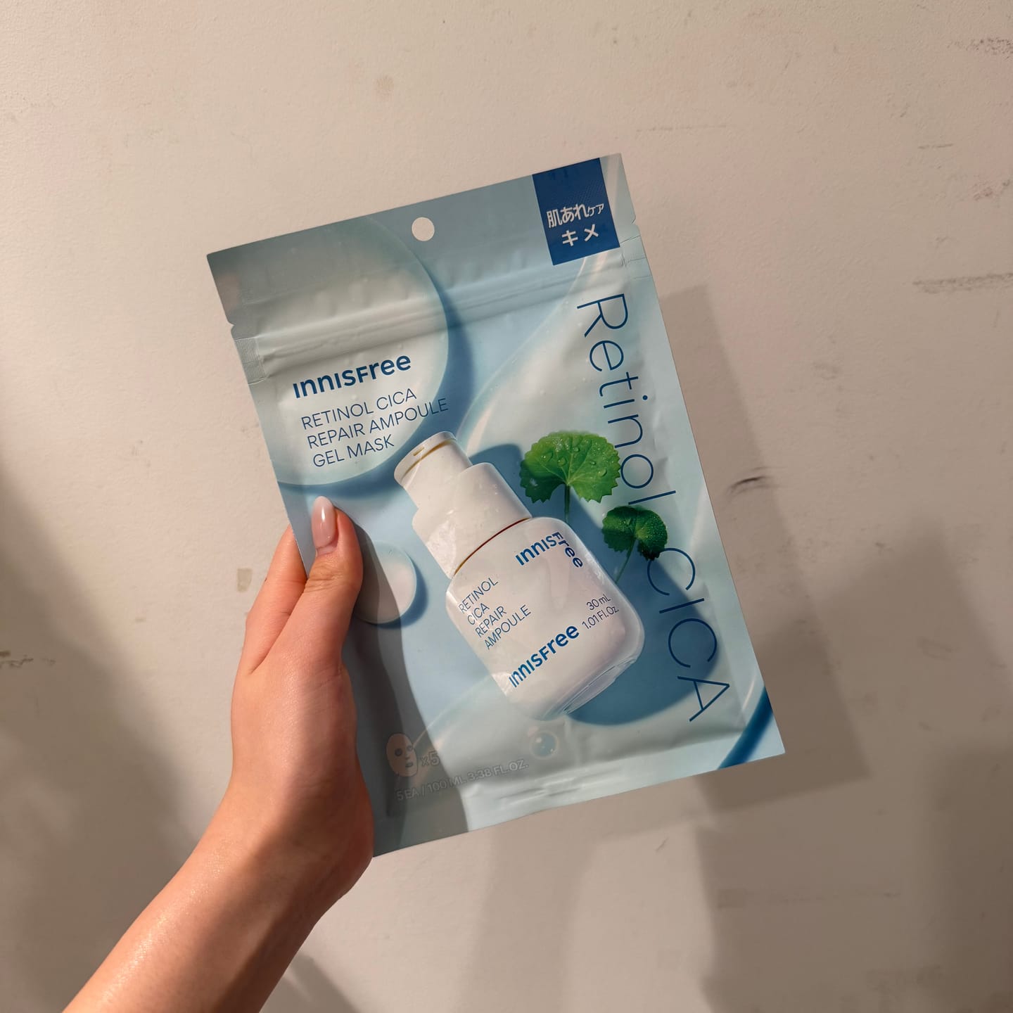 Customer photo review of レチノール　シカ　リペア　マスク　5枚入