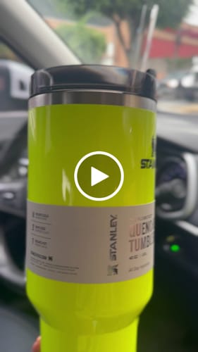Customer video review of Stanley Quencher H2.0 Flowstate™ Tumbler Neon | 1.1L