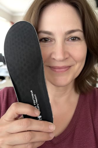 Customer photo review of High Density Foam Barefoot Insoles - Lightweight, Non-Slip, & Breathable
