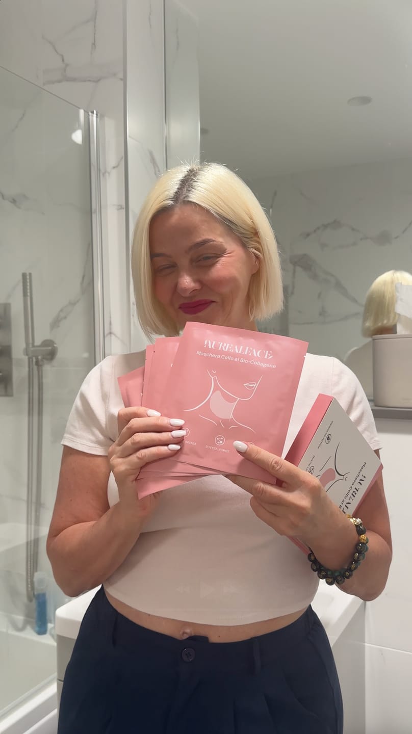 Customer photo review of Maschere Collo Aurealface™