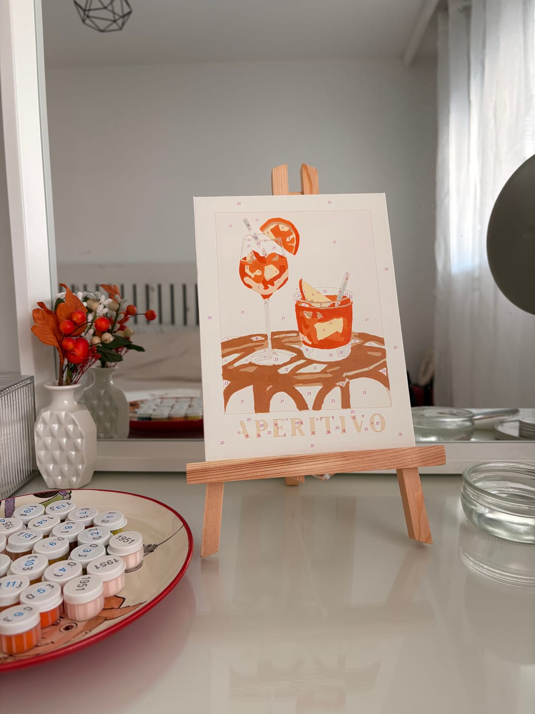 Customer photo review of 6 Mini Paintings - Italian Fruit & Drinks Set