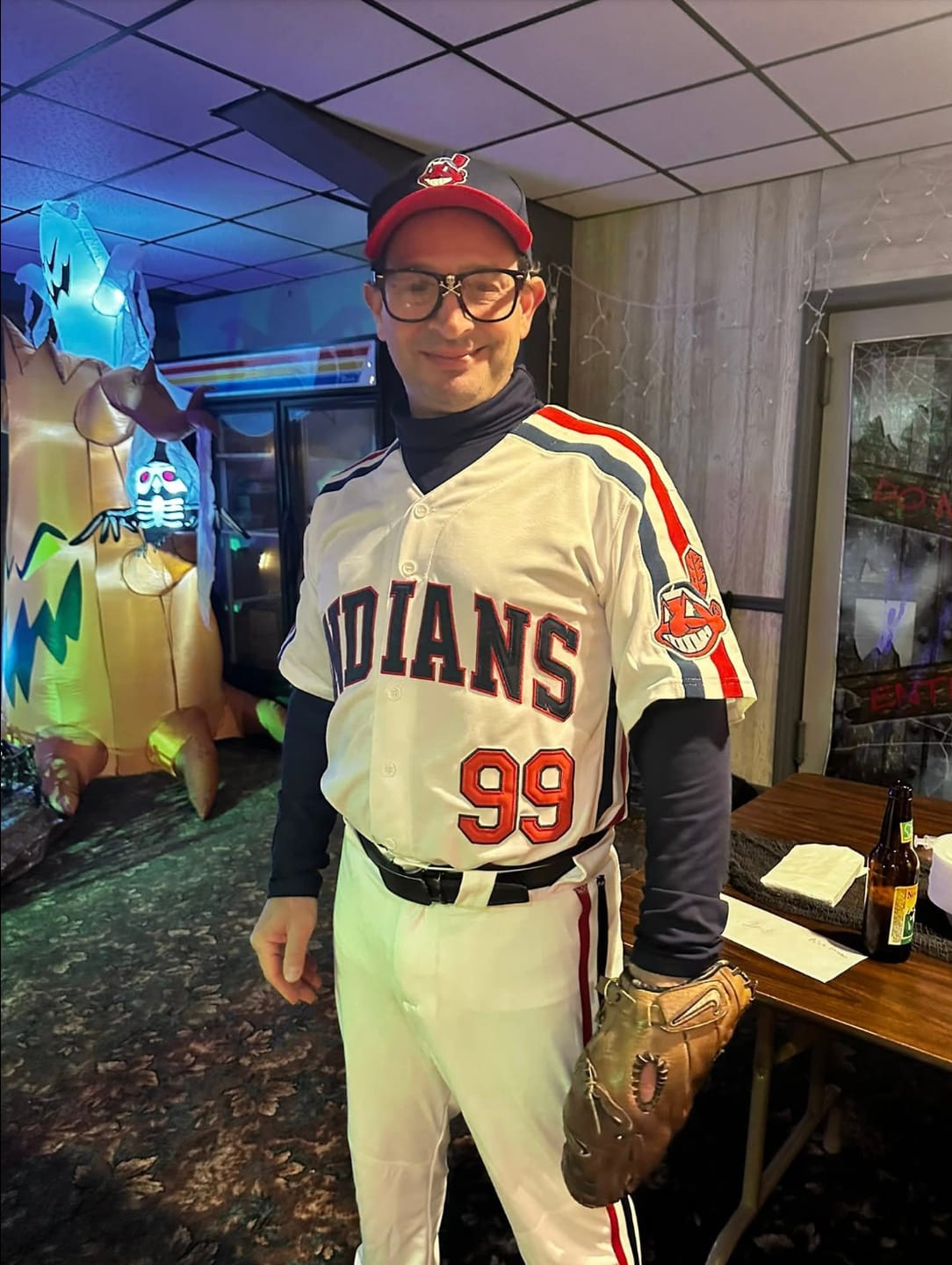 Customer photo review of Ricky Vaughn Wild Thing Indians Baseball Jersey