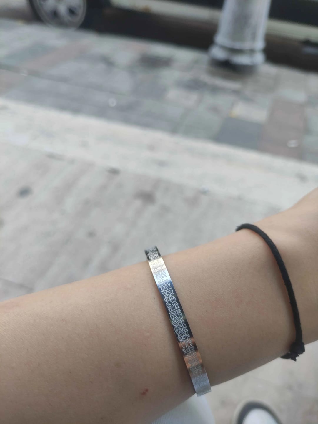 Customer photo review of Ayetel Kürsi Bileklik - Paslanmaz Çilek