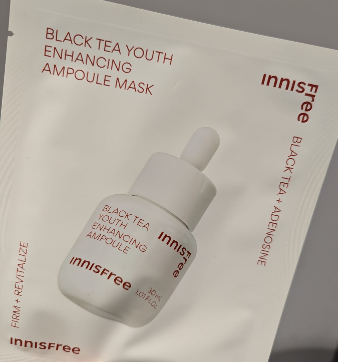 Customer photo review of ブラックティー　ユース　マスクシート