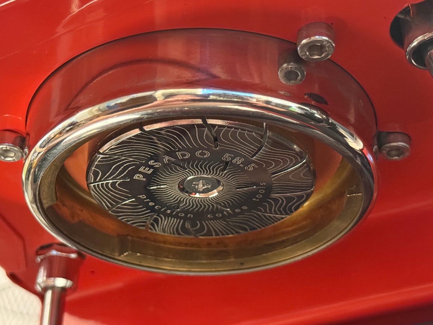 Customer photo review of High Diffusion Espresso Shower Screen - Gaggia