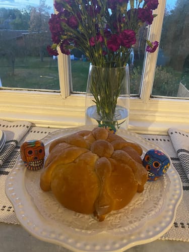 Customer photo review of Large Pan de Muerto - To share up to 5 people