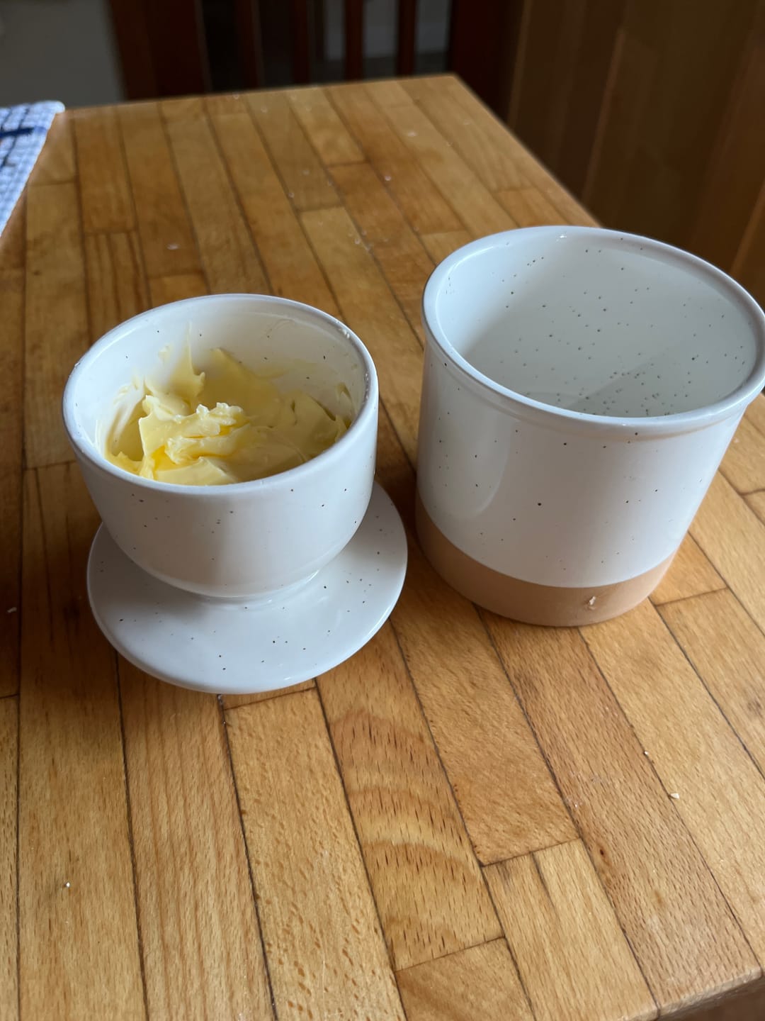 Customer photo review of Ceramic Butter Crock Dish