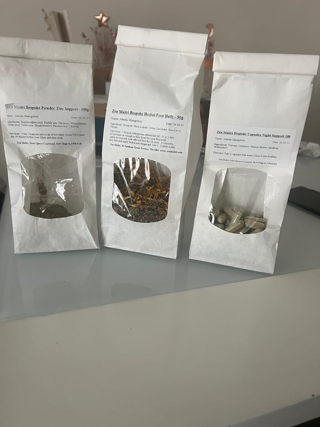 Customer photo review of Free 15-Minute Discovery Call with a Medical Herbalist – Herbal Advice Online