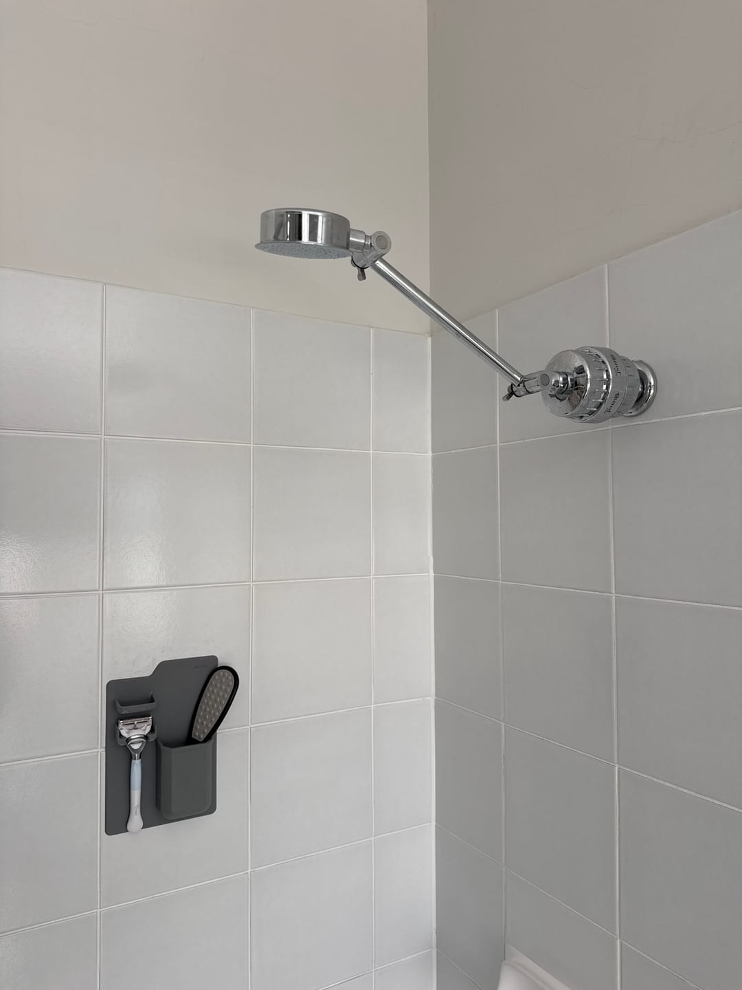 Customer photo review of Shower Purifier - Silver