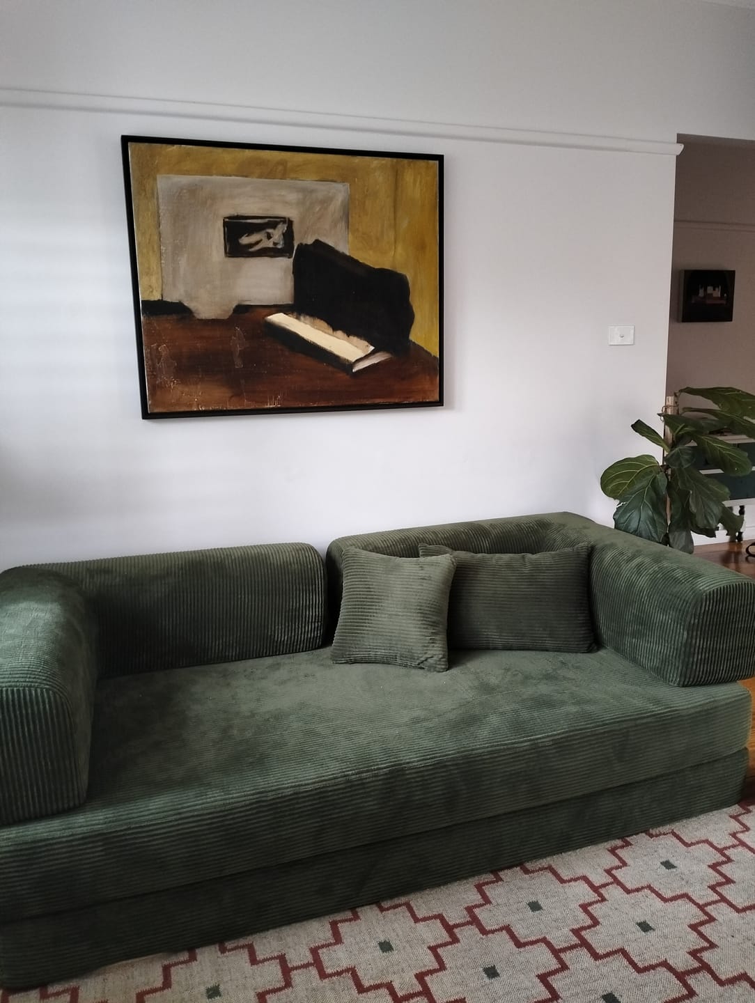 Customer photo review of Nova Sofa Bed-Vintage Green