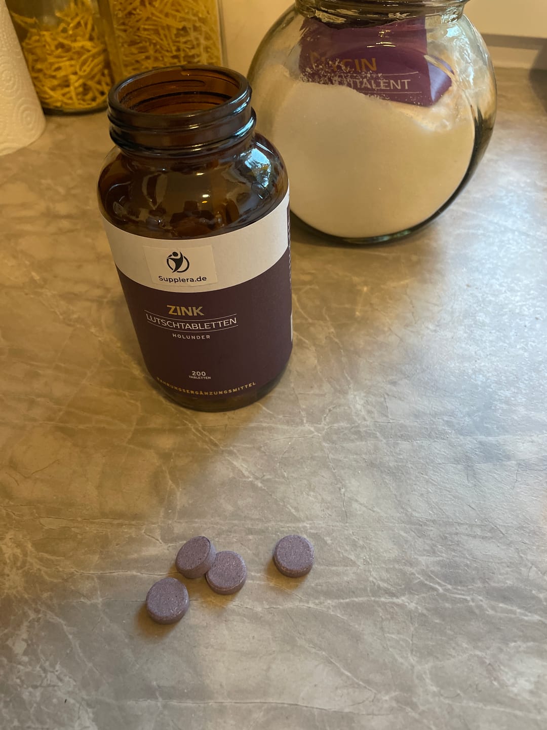 Customer photo review of Lutschtabletten Zink Holunder
