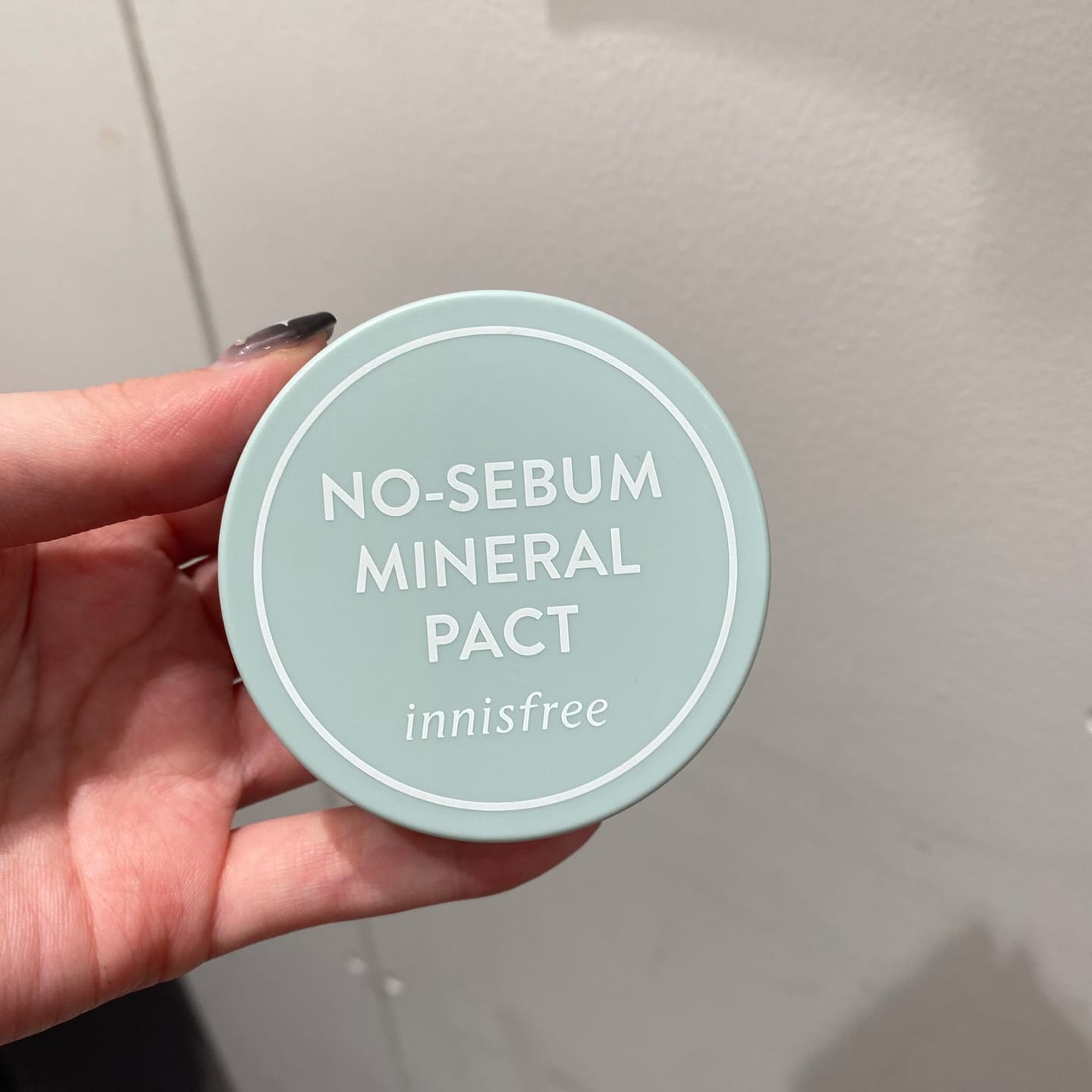 Customer photo review of ノーセバム　ミネラルパクト　S
