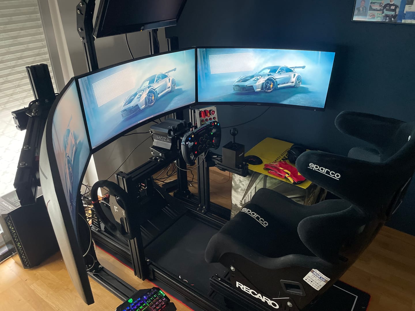 Customer photo review of Simulator Monitor Stand