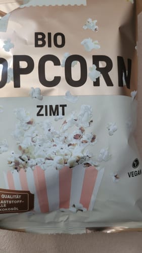 Customer photo review of Püntis BIO Popcorn Espresso Kakao Style