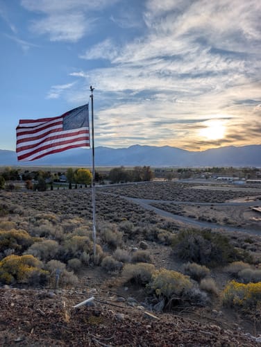 Customer photo review of Ultra Heavy Duty American Flag - 2-ply Polyester - Made In USA