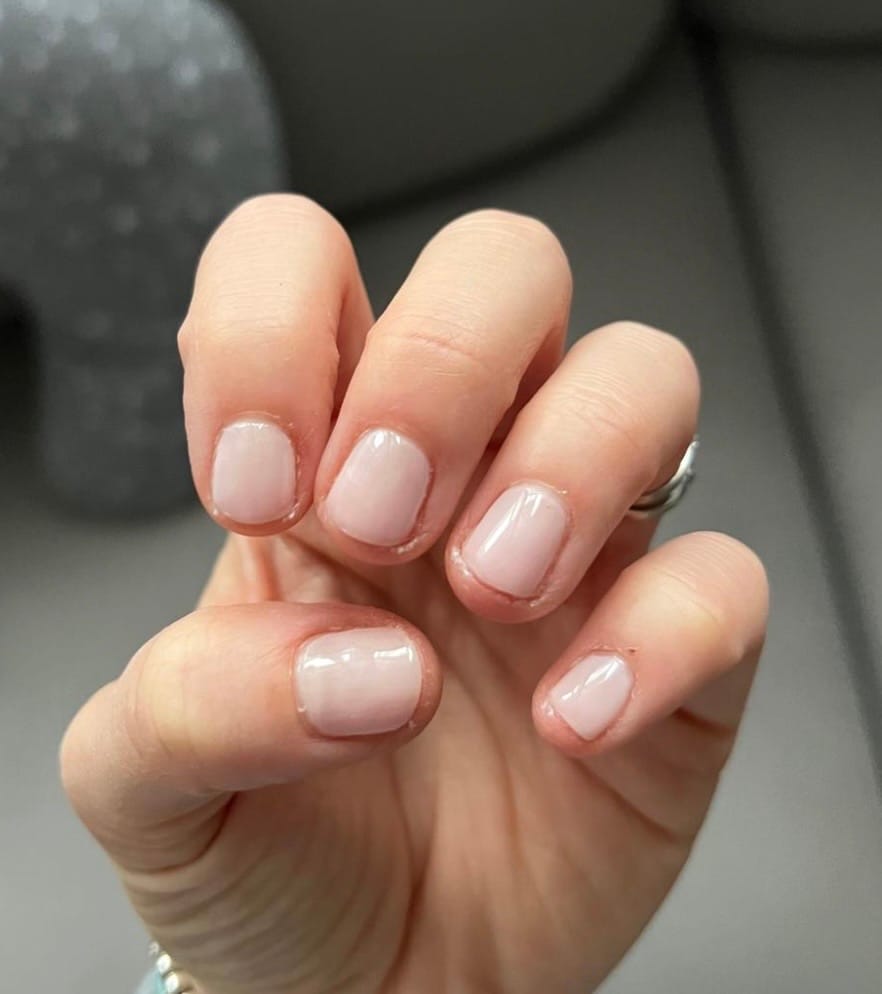 Customer photo review of Smalto Semipermanente LCI -  Latte trasparente rosino